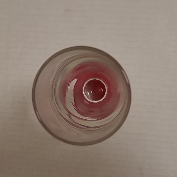 Pair of Libbey Red Bottom Wine Glasses - Picture 7 of 14